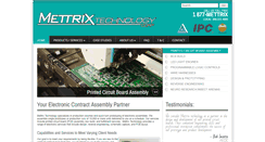 Desktop Screenshot of mettrix.com